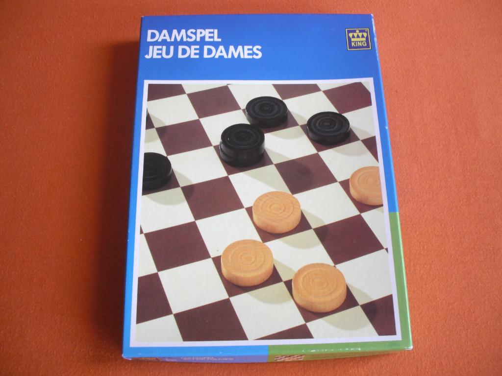 JEU DE DAMES / DAMSPEL - 1987 -, 1 ou 2 joueurs, Enlèvement ou Envoi, Utilisé