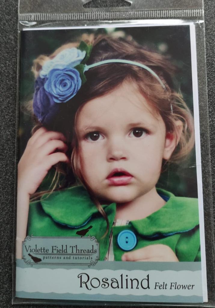 Origineel Violette Field Threads patroon met vilt voor bloem, Hobby en Vrije tijd, Vilt, Ophalen, Nieuw, Overige typen