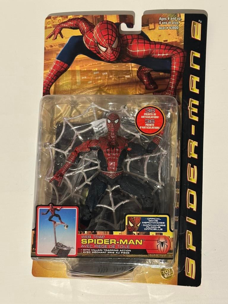 TOYBIZ Spider-Man Web Trap NIEUW in verzamelstaat, Kinderen en Baby's, Speelgoed | Actiefiguren, Ophalen of Verzenden, Nieuw
