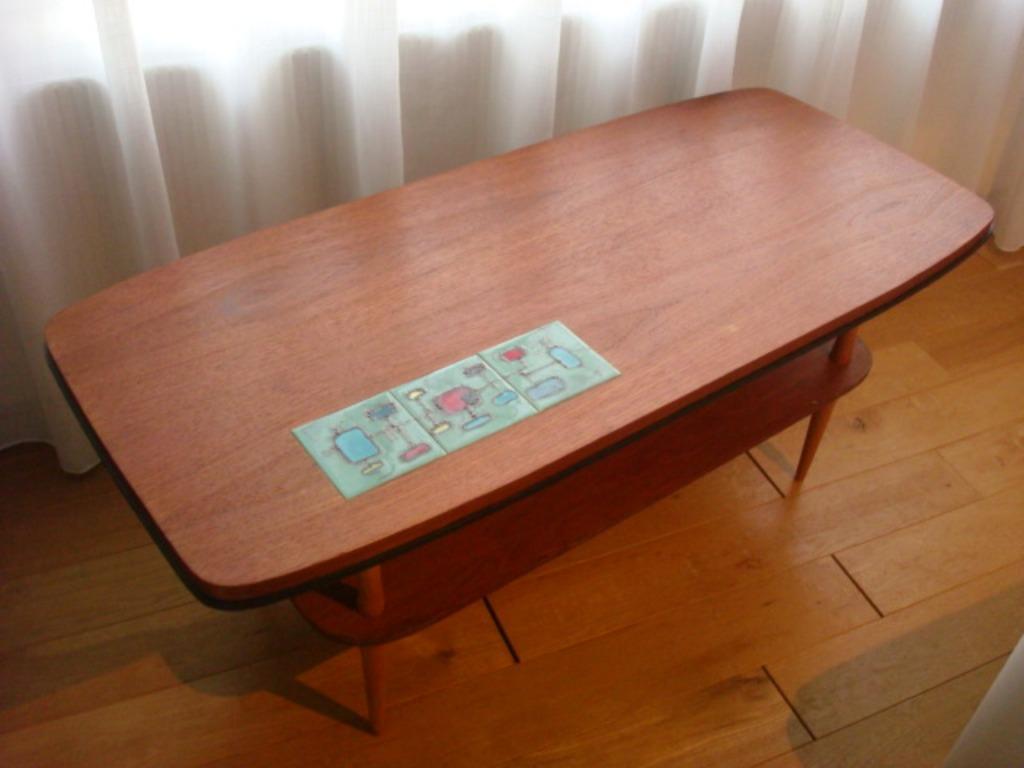 VINTAGE 3 STUKS ADRIE SALONTAFELS BELGIE DESIGN, Huis en Inrichting, Tafels | Salontafels, Ophalen, Gebruikt, 100 tot 150 cm, 50 tot 100 cm