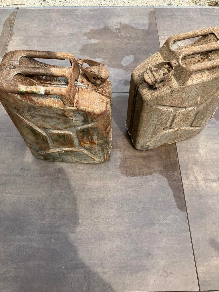 Jerrycans brits leger 2 de wereldoorlog, Verzamelen, Ophalen, Landmacht, Overige typen