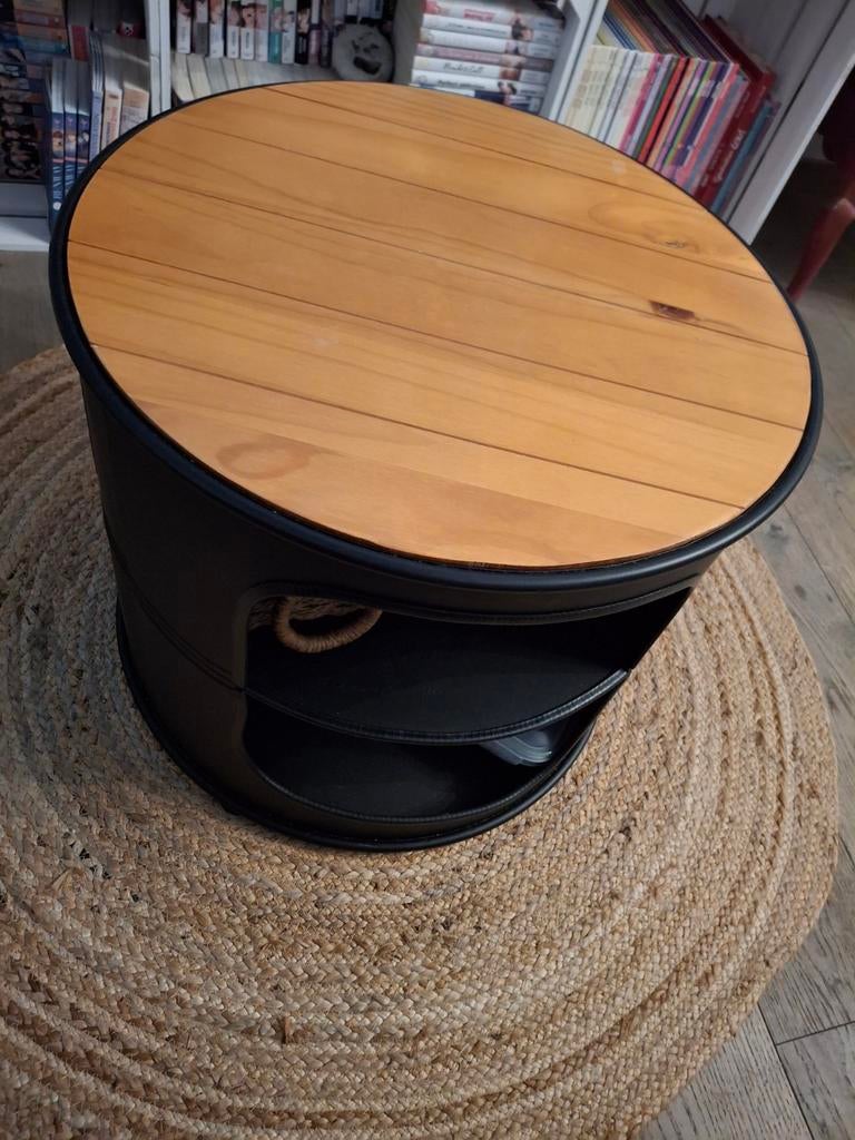 Table basse ronde style industriel, Maison & Meubles, Tables | Tables de salon, Moins de 50 cm, Rond, 50 à 100 cm, Comme neuf