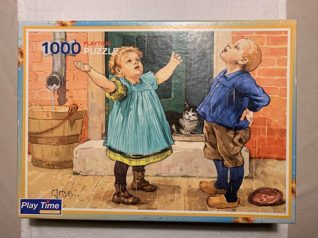 Puzzel Ot & Sien in de regen, Ophalen