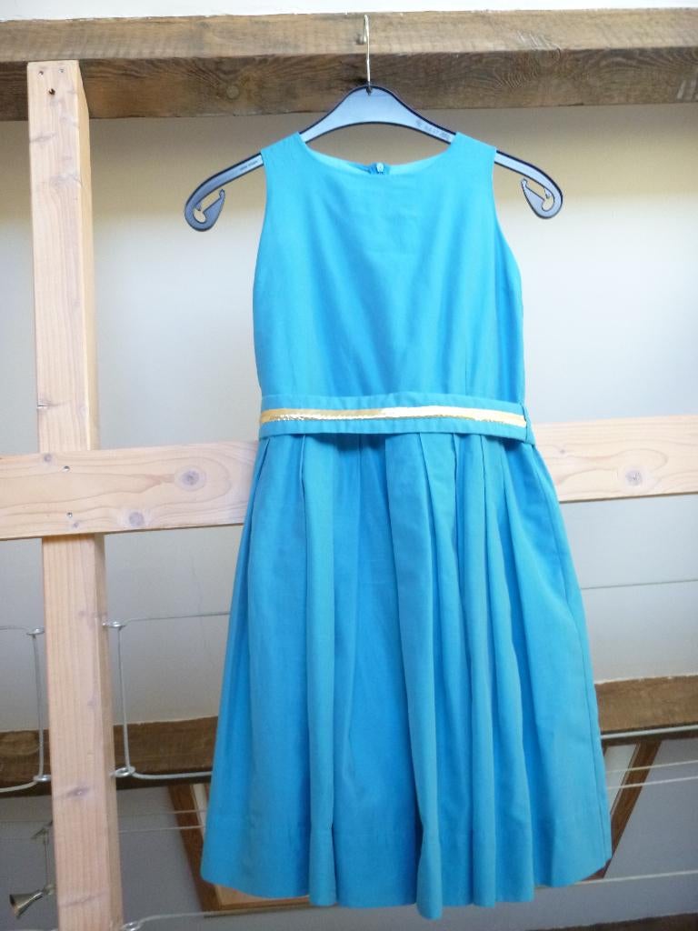 Turquoise communie- of lentefeestkleed van Rtb maat 146/152, Meisje, RTB, Ophalen of Verzenden, Zo goed als nieuw