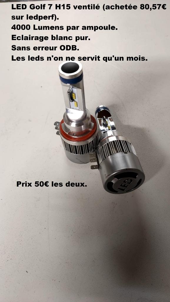 LED H15 ventilé., Enlèvement ou Envoi, Utilisé, Volkswagen