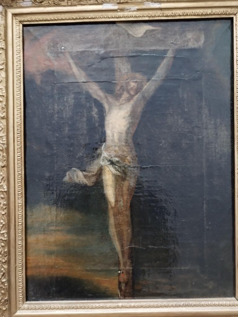 Peinture à l'huile sur toile, Enlèvement, Peinture à l'huile, Toile