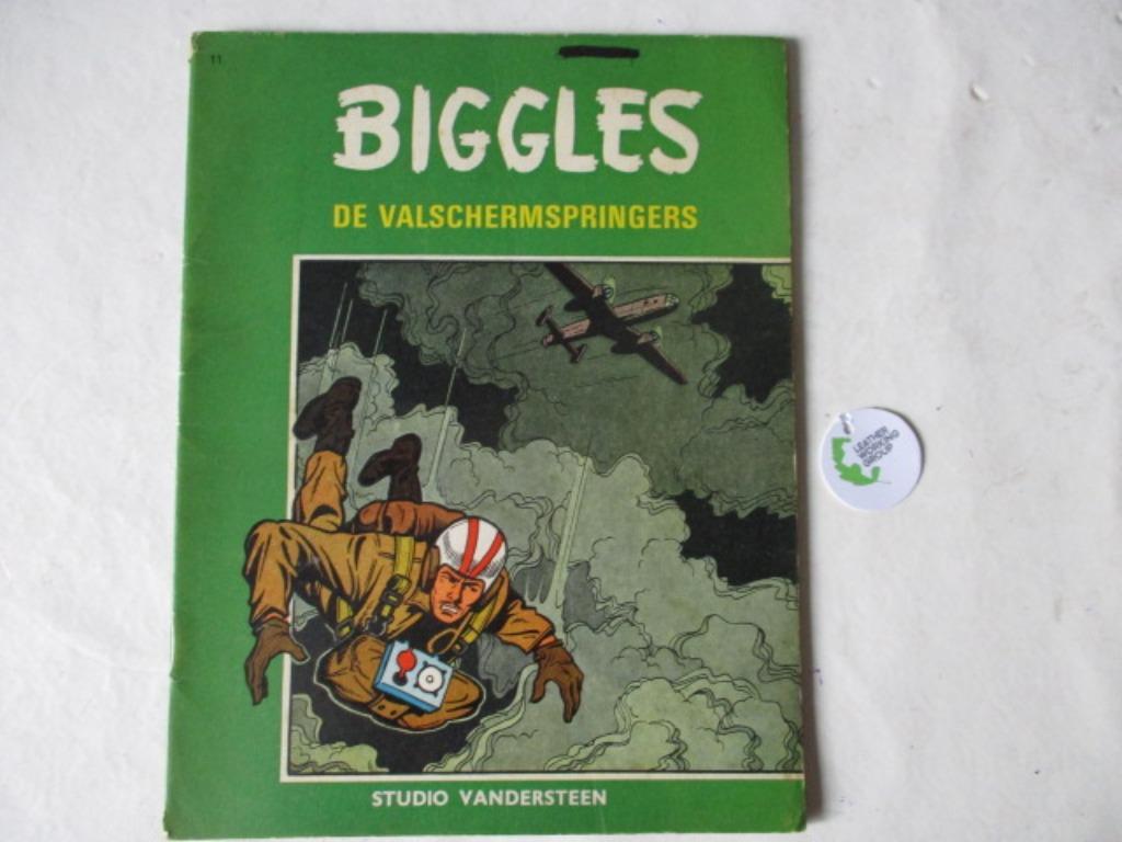 Biggles ?  de valscherm springer nr 11 +15+16+19, Meerdere stripboeken, Ophalen of Verzenden, Gelezen