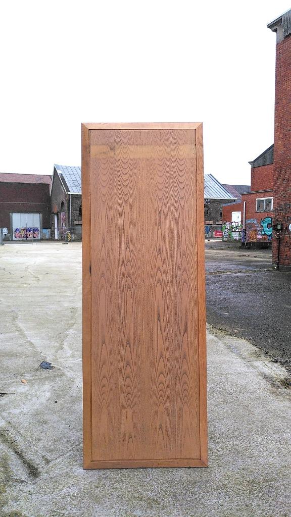 Groot houten paneel / bureaublad massief kader, Huis en Inrichting, Tafelonderdelen, Gebruikt, Tafelblad, 200 cm of meer, 50 tot 100 cm