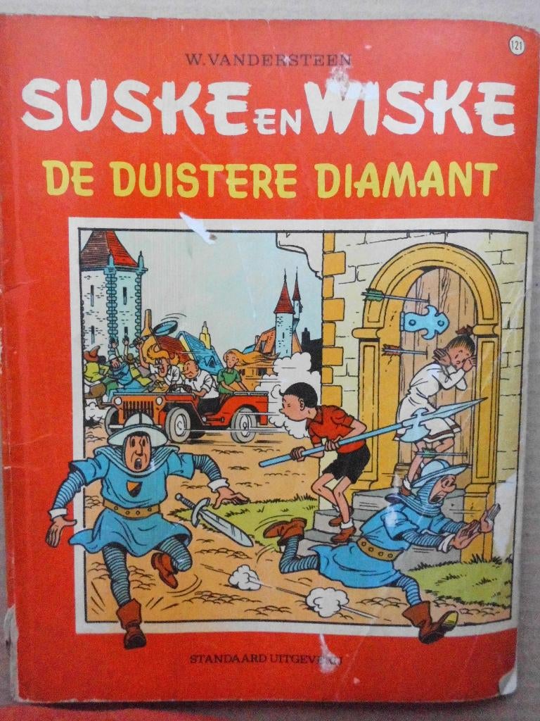 Suske en Wiske - De duistere diamand, Gelezen, Willy Vandersteen, Eén stripboek, Ophalen of Verzenden