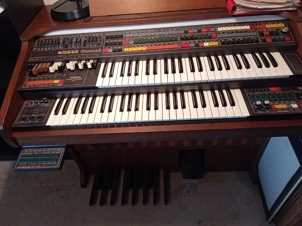 orgue wersi, Enlèvement, Comme neuf, 2 claviers, Orgue