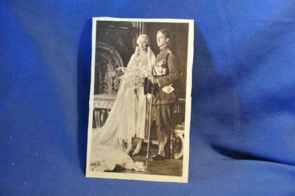 §§  cp royale mariage leopold III et la reine astrid (4), Ophalen of Verzenden, Zo goed als nieuw, Kaart, Foto of Prent