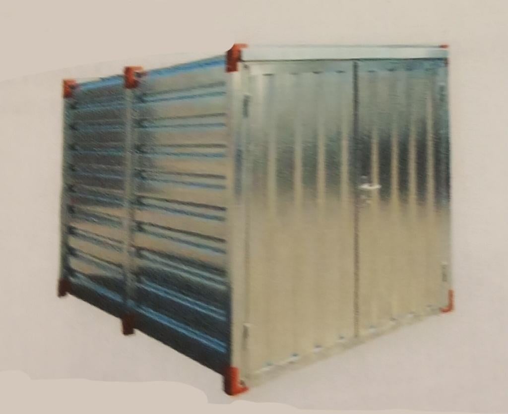 Materiaal / werfcontainer 4M x 2,2M x 2,2M, Bricolage & Construction, Enlèvement, Utilisé, Autres métaux