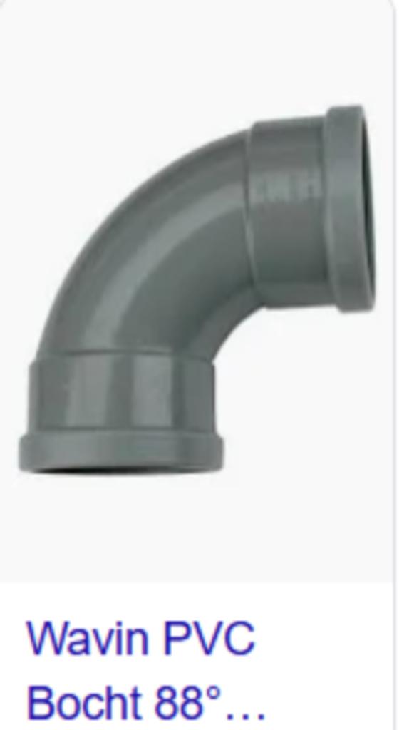 Bochten PVC diameter 125, Ophalen, Nieuw, PVC, Bochten