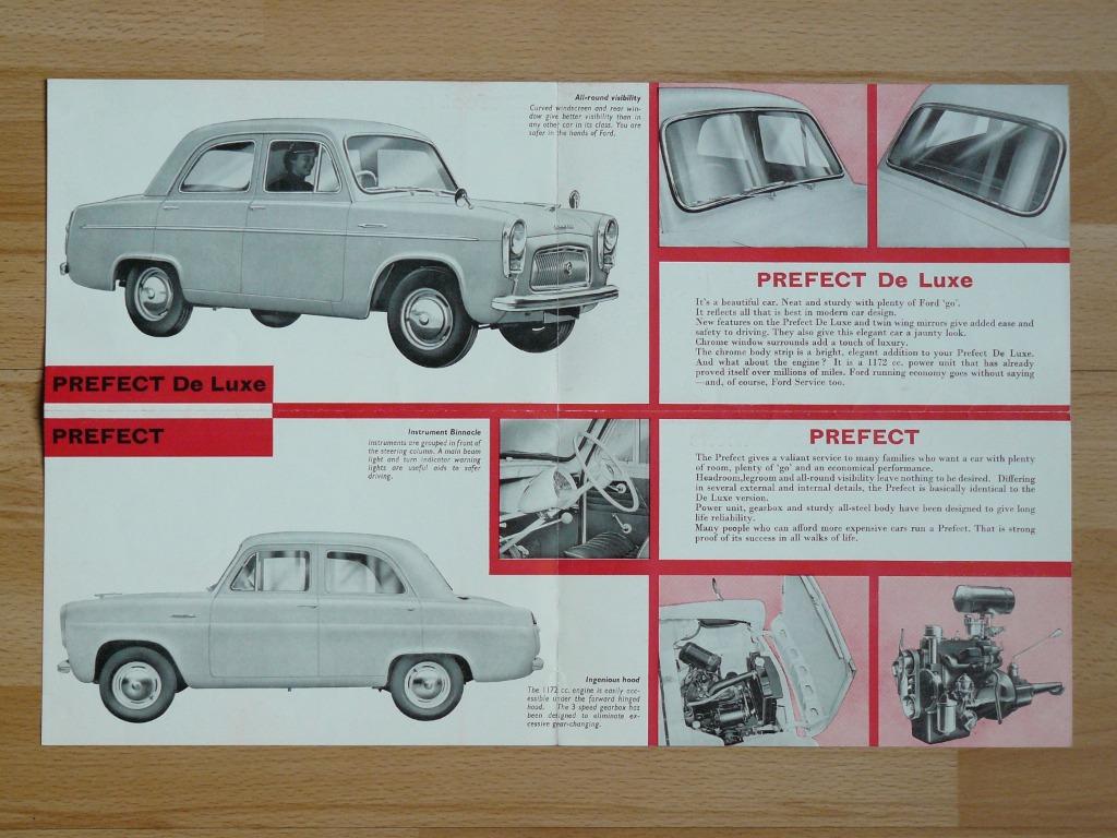 Folders Ford Prefect/Anglia (1957), Ophalen, Zo goed als nieuw, Ford