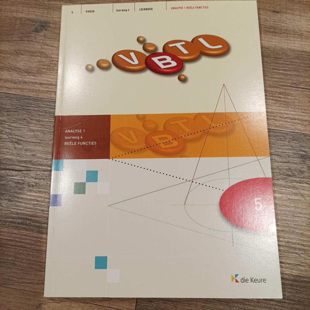 VBTL 5 Leerboek analyse 1 Nieuw, Enlèvement, Neuf, Secondaire, Mathématiques A