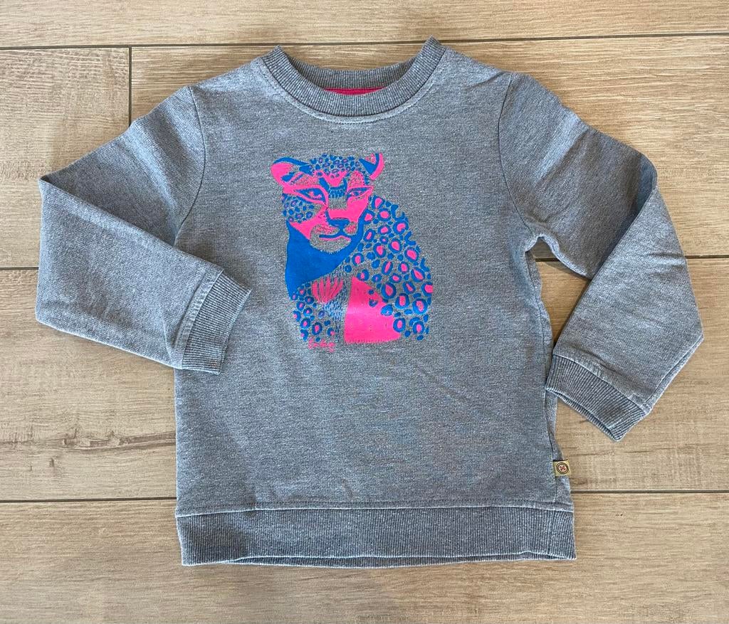 Meisjes trui panter - LE BIG : maat 110/116, Kinderen en Baby's, Ophalen, Zo goed als nieuw, Lebig, Trui of Vest