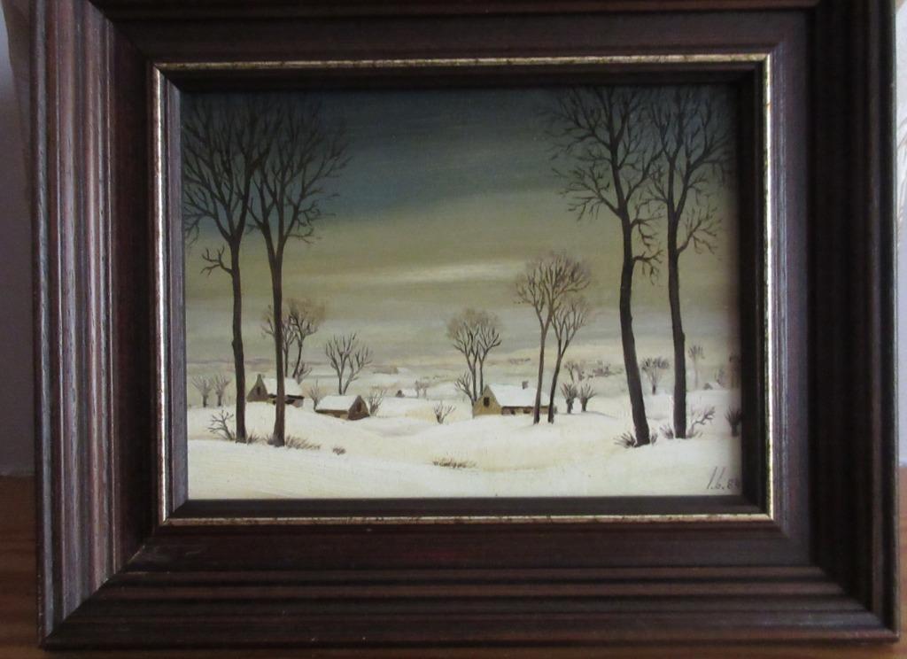 Paysage d'hiver d'après Valerius De Saedeleer de L. Boschman, Antiquités & Art, Enlèvement ou Envoi