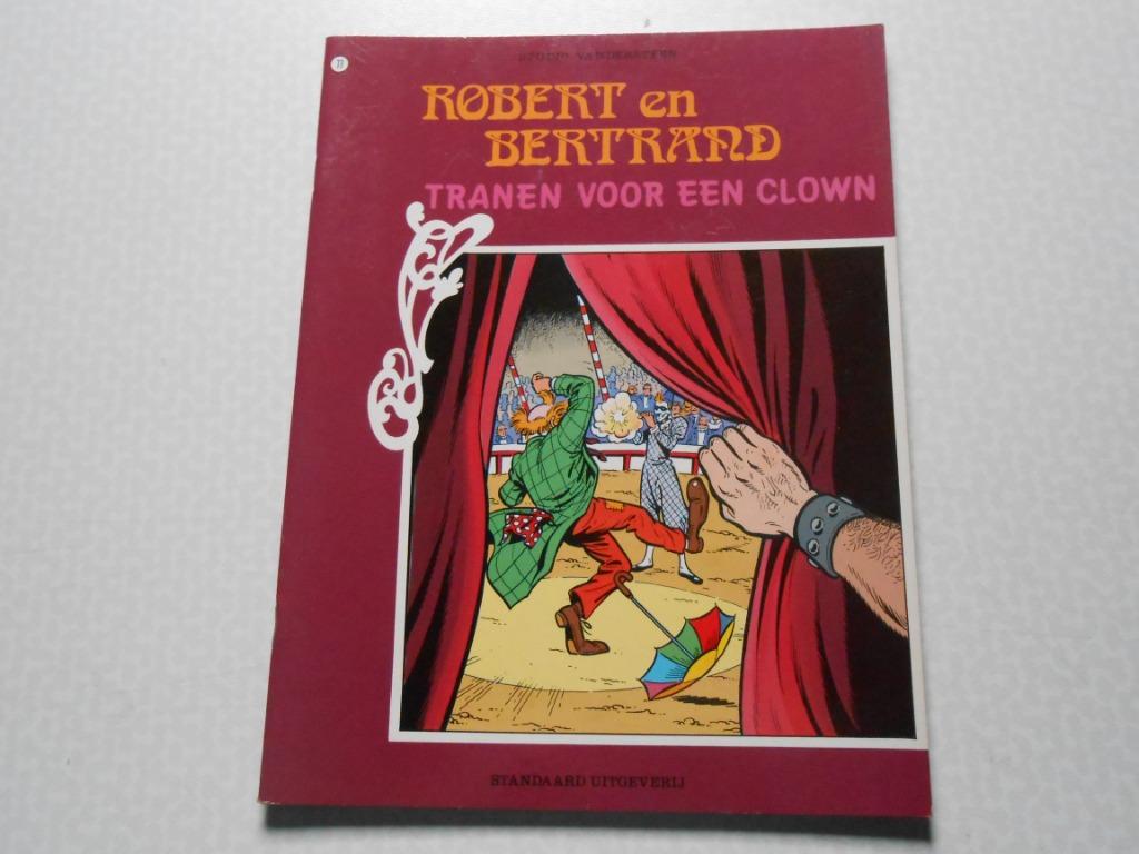 Robert en Bertrand 77 Tranen voor een clown 1987 1 ste druk., Willy Vandersteen, Eén stripboek, Nieuw, Ophalen of Verzenden