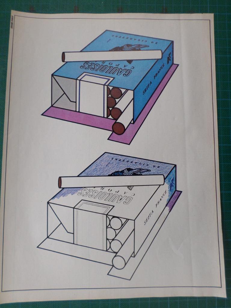 Gauloises cigarettes - publicité papier - 1978, Verzamelen, Ophalen of Verzenden, Gebruikt, Overige typen