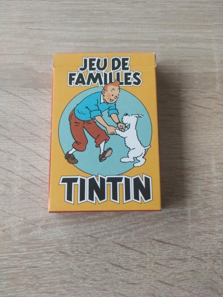 Kuifje Kuifje Hergé familie kaartspel 1993, Ophalen of Verzenden, Zo goed als nieuw, Kwartet(ten)