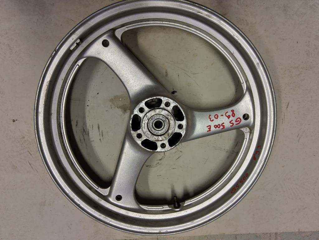 suzuki gs 500e van '89-'03 voorwiel velg, Motos, Enlèvement ou Envoi, Utilisé