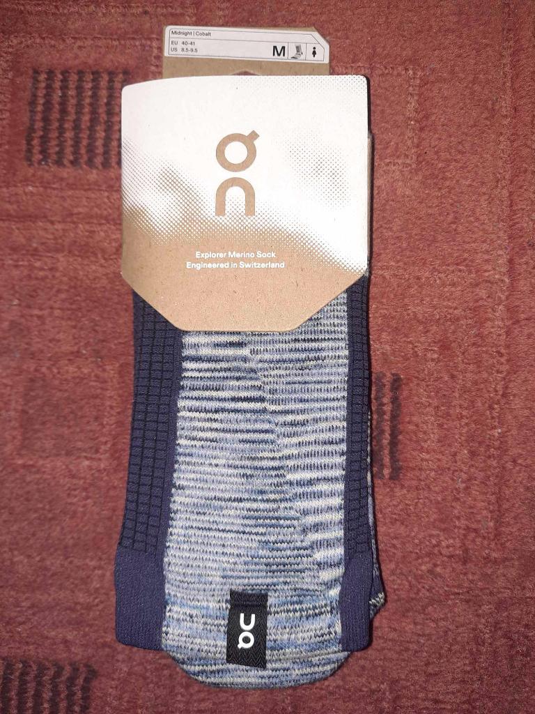 Chaussettes de Randonnée On Running Explorer Merino, Kleding | Dames, Sokken en Kniesokken, Blauw, Nieuw, Ophalen of Verzenden
