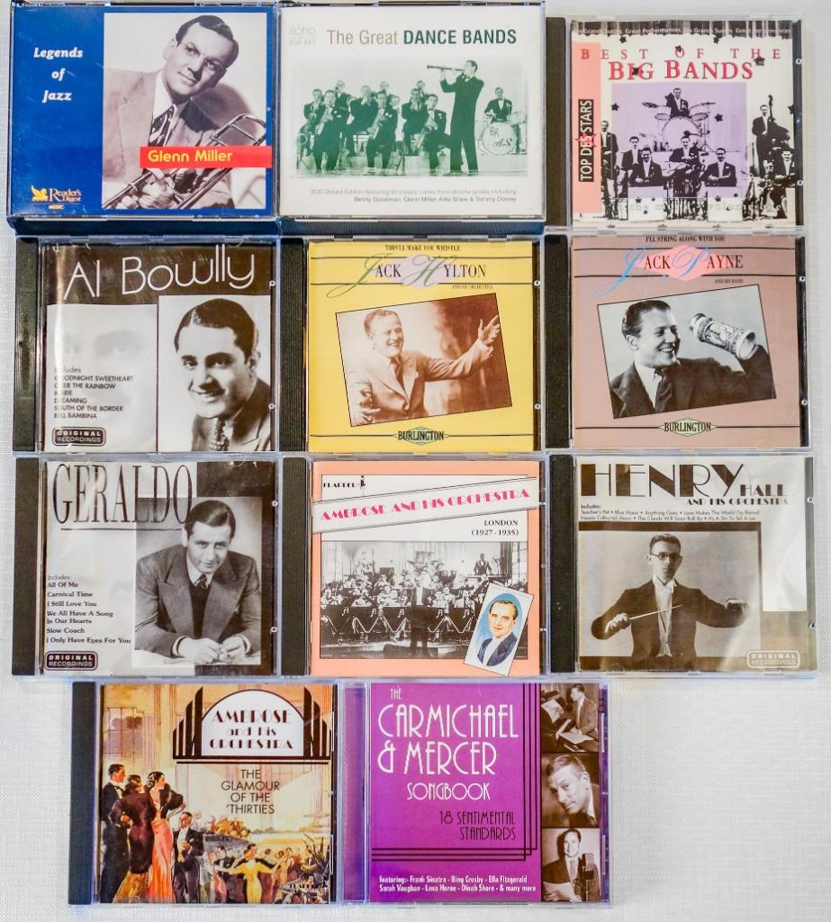 Muziek CD's met de grote Dance en Big Bands - uit te kiezen, Ophalen of Verzenden, Zo goed als nieuw, Overige genres