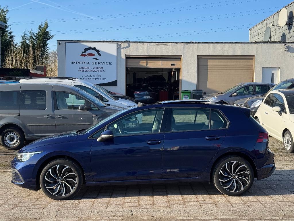 Volkswagen Golf 1.5 OPF Life 96kw/130pk Pano Dak Camera Sfe, Voorwielaandrijving, USB, 1498 cc, Blauw