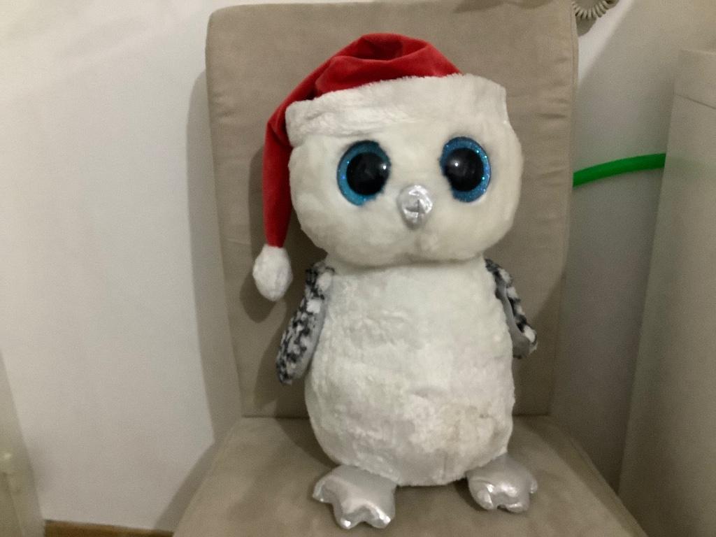 Ty Beanie Boo XL Tinsel X-mas Knuffel 42cm Groot Zeldzaam !, Enlèvement ou Envoi, Utilisé, Autres types