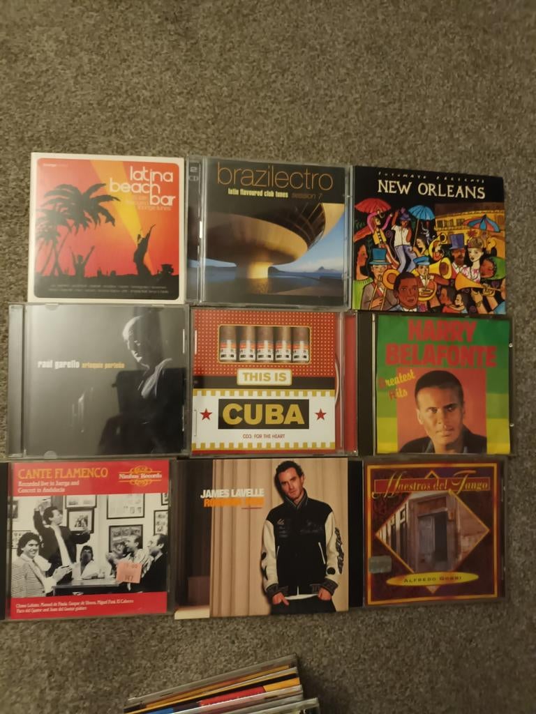 wereldmuziek lot van +/- 25 cd's, Ophalen of Verzenden, Gebruikt