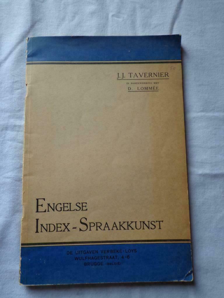 Boek Engelse Index-Spraakkunst, Ophalen, Zo goed als nieuw