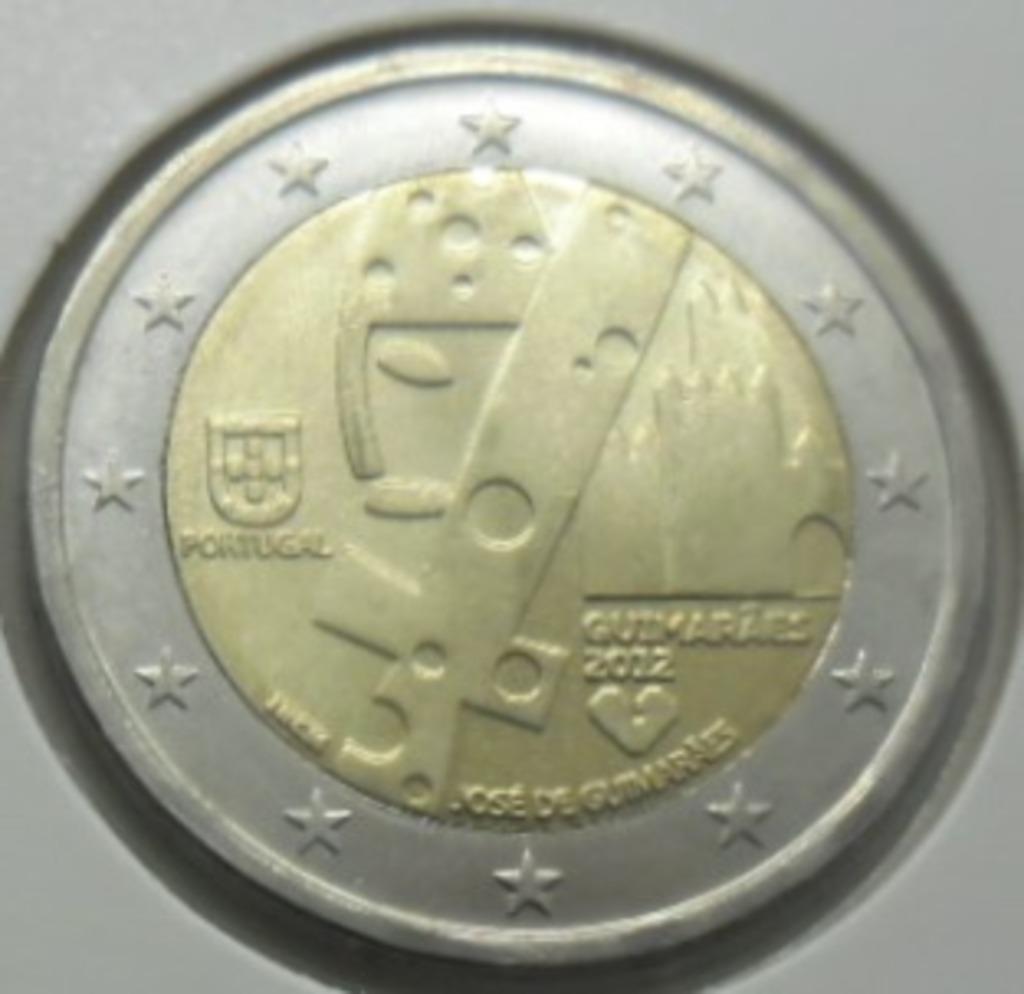 2 euro commémorative 2012 Portugal "Guimaräes". UNC., Timbres & Monnaies, Monnaies | Europe | Monnaies euro, Monnaie en vrac, 2 euros