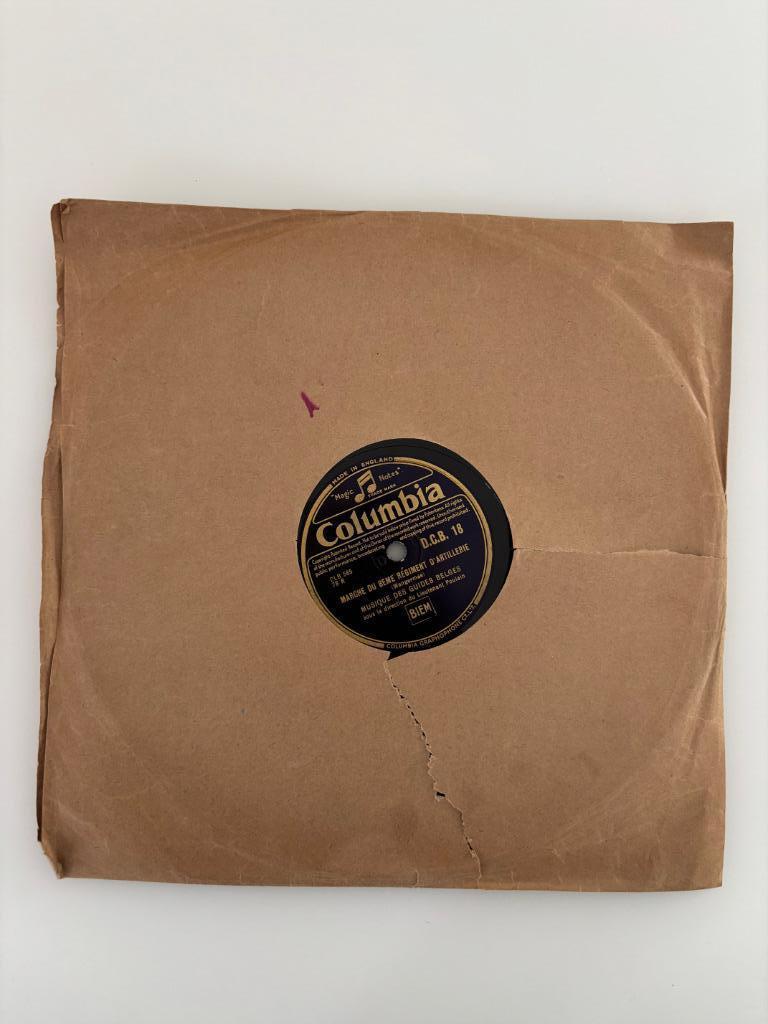 78 RPM Marche 8eme Rég Artillerie & Force Aerienne Belge, Collections, Enlèvement, Armée de terre, Autres types