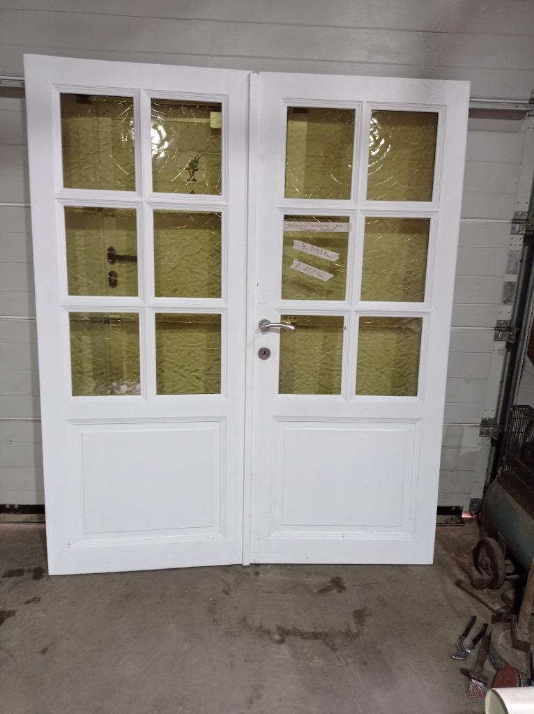 PORTE VITREE  DOUBLE   pour intérieur, Vitrail, 160 cm ou plus, 160 cm ou plus, Enlèvement