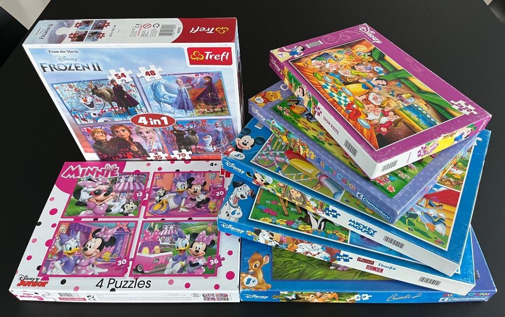 Lot de puzzles Disney, Enlèvement ou Envoi, Utilisé