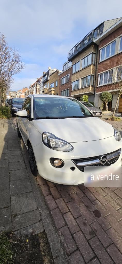 Opel Adam à vendre, Auto's, Opel, 4 zetels, 4 cilinders, 1229 cc, Wit