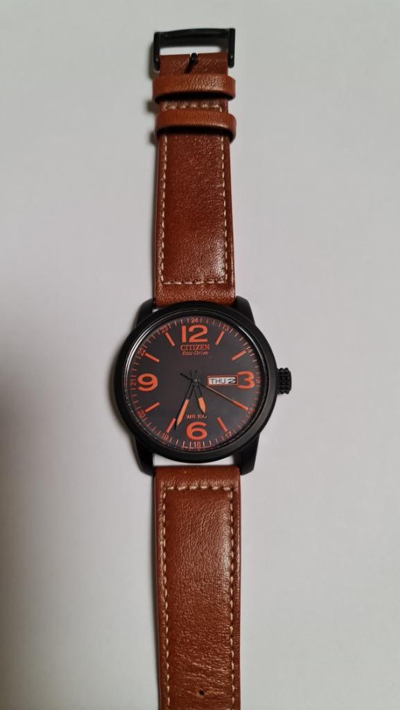 Montre Citizen BM8476-07E Eco-Drive pour homme, Montre-bracelet, Enlèvement ou Envoi, Cuir, Citizen