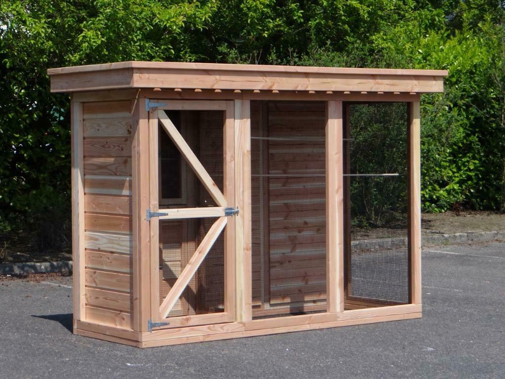 voliere bois panoramique voliere XXL cage oiseau NEUF, Animaux & Accessoires, Envoi, Neuf, Bois, Volière