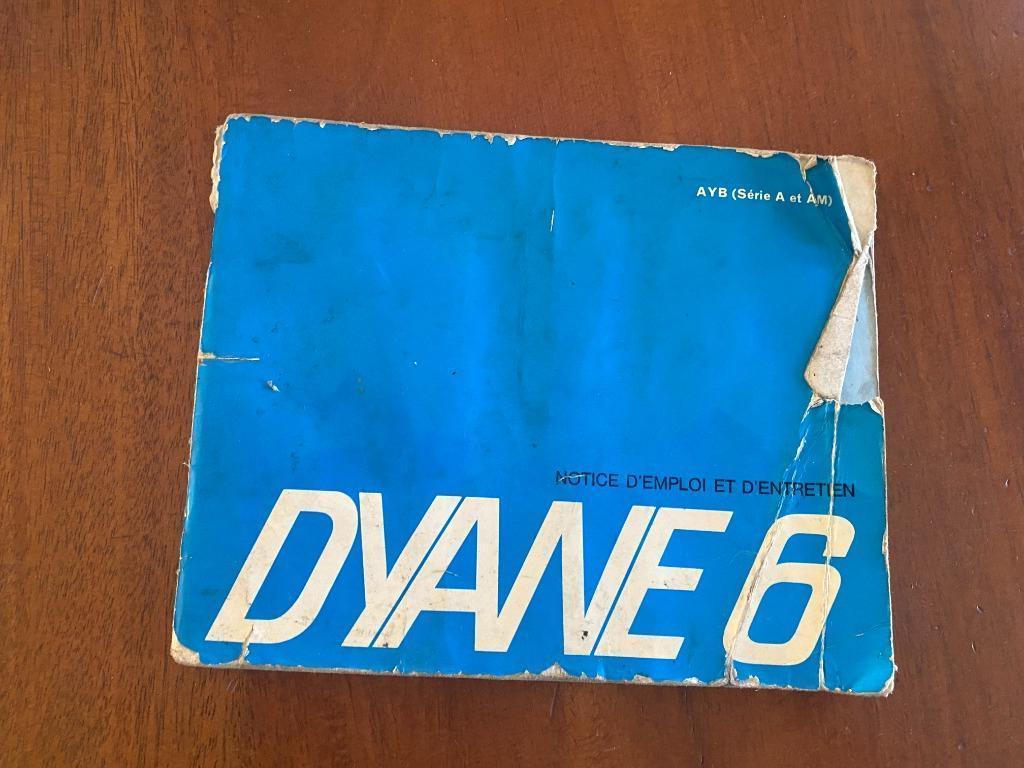 Onderhoud boekje citroen dyane 6 serie a/am oldtimer, Ophalen of Verzenden