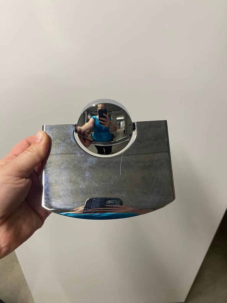 Wc rolhouder inox. In goede staat., Huis en Inrichting, Ophalen of Verzenden, Zo goed als nieuw