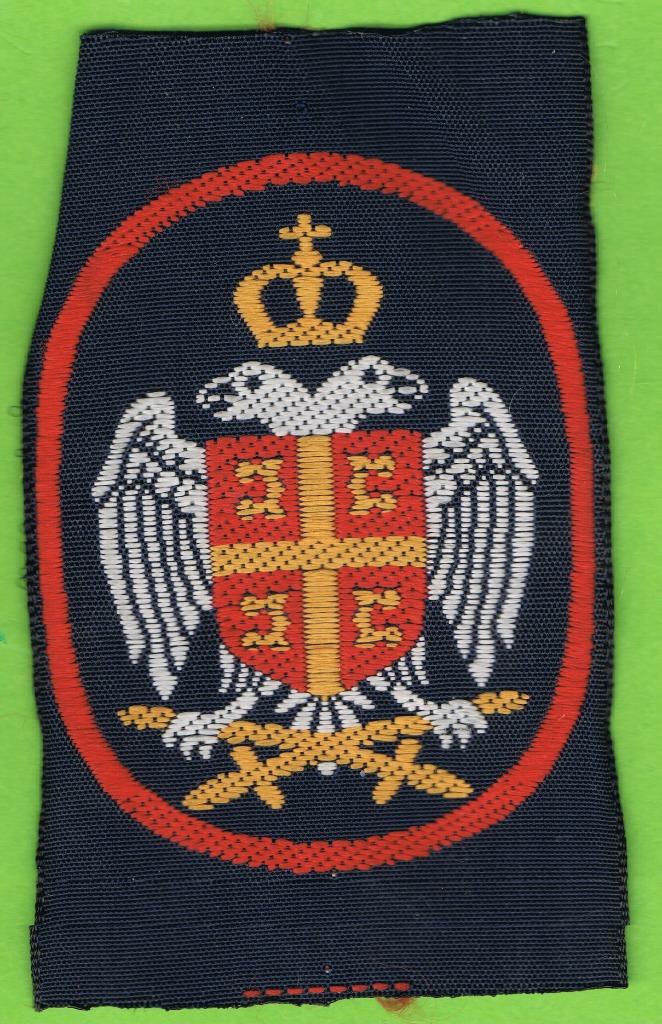 Patch Servisch leger  ( SP13 ), Ophalen of Verzenden, Landmacht, Embleem of Badge