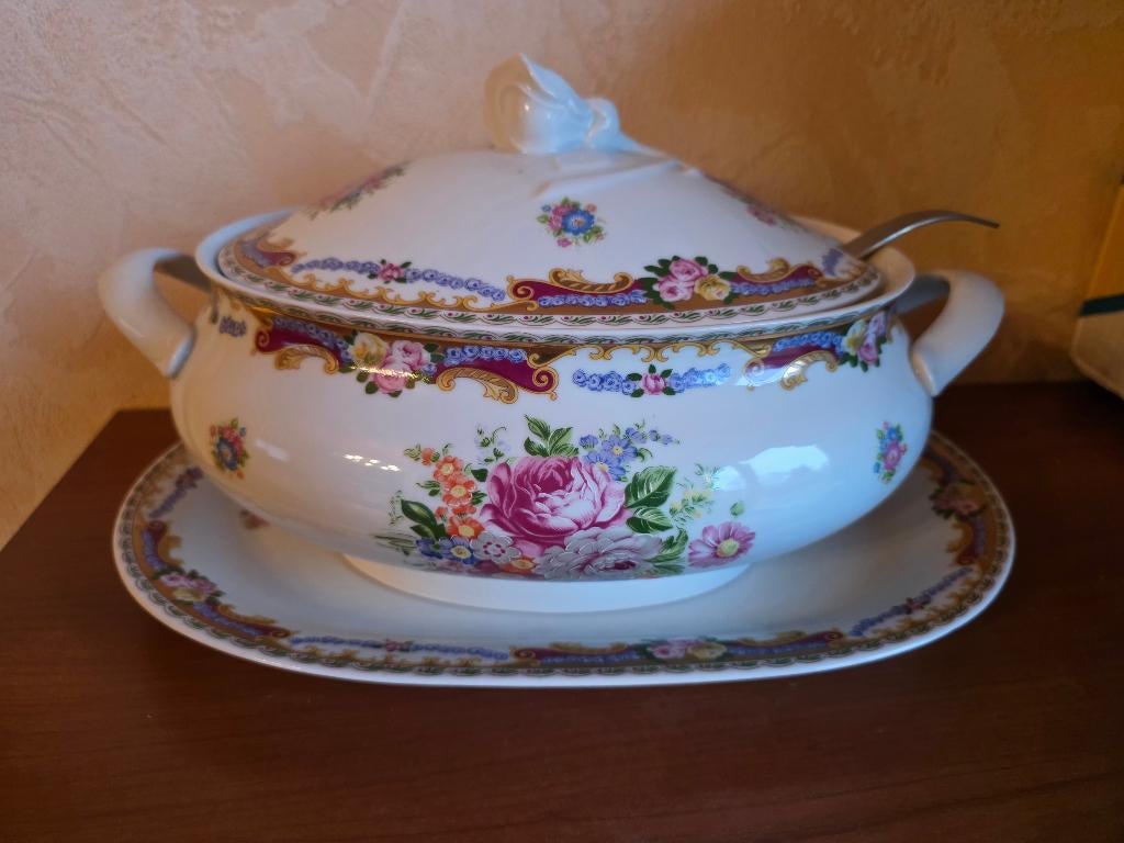 Soepterrine, Limoges porselein, Antiek en Kunst, Ophalen