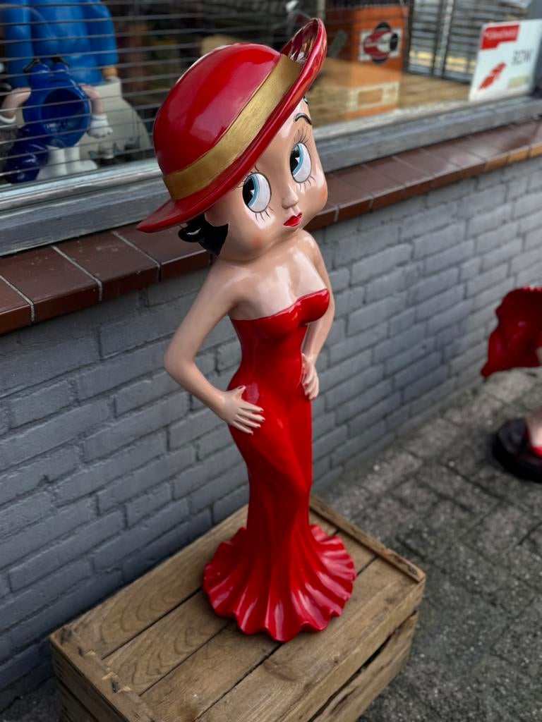 Robe rouge Big Betty Boop Image, Enlèvement, Comme neuf
