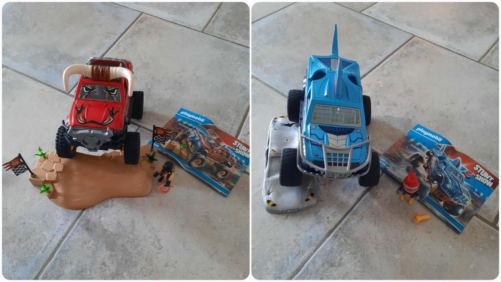 Te koop: Playmobil monster trucks, Kinderen en Baby's, Ophalen