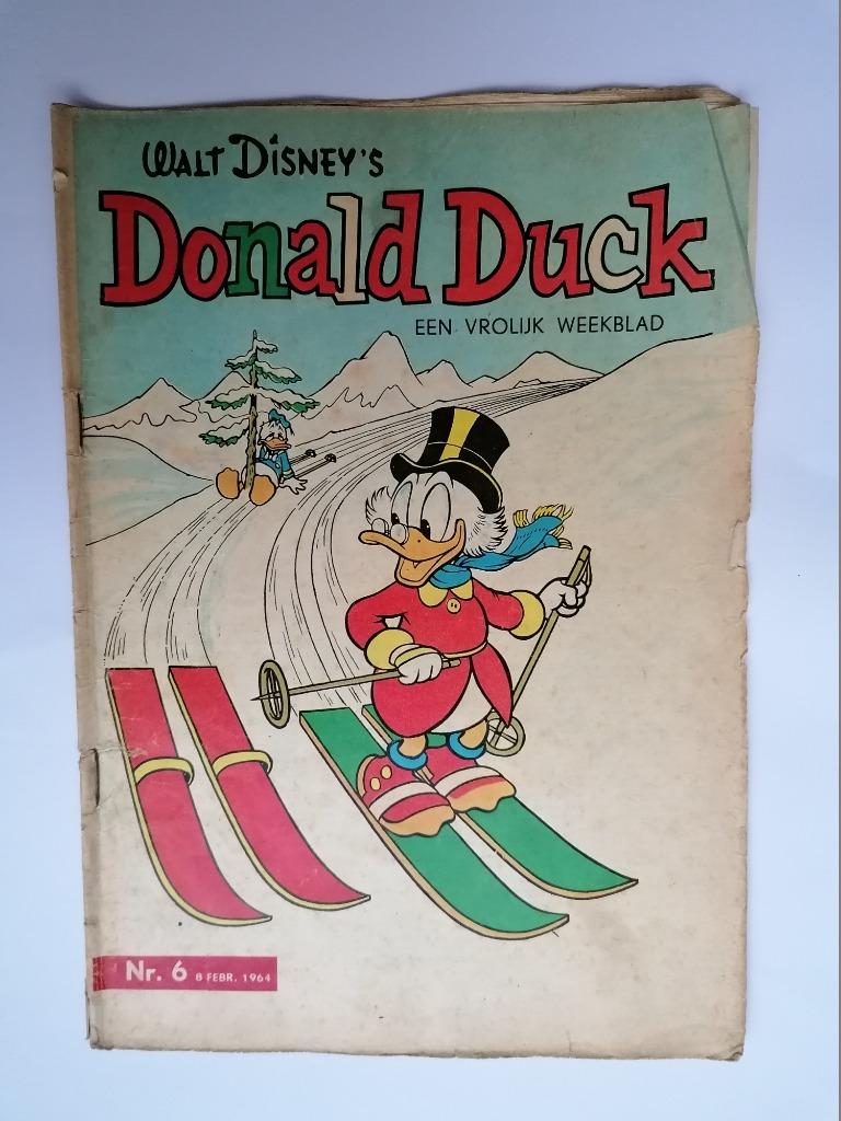 Donald Duck, een vrolijk weekblad - 18 stuks -1964 tot 1969, Plusieurs BD, Enlèvement ou Envoi, Utilisé