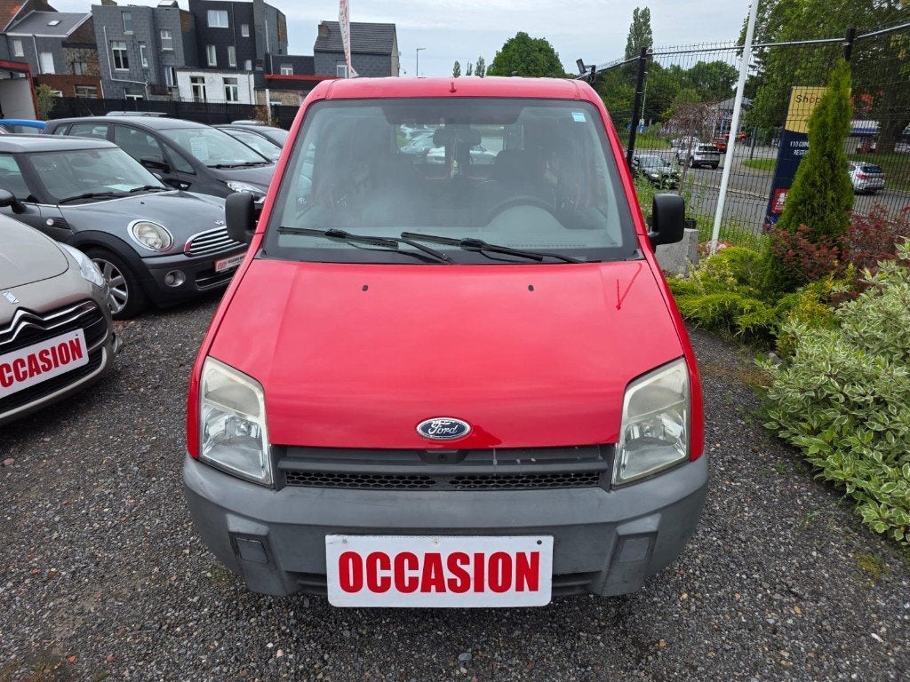 Ford Transit Connect 1.8tdci 2007 90ch, Rouge, Achat, Entreprise, 2 places