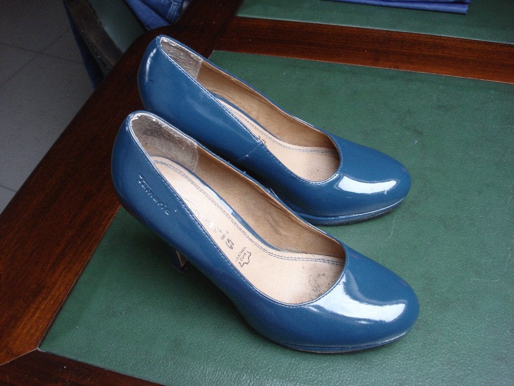 Tamaris blauwe pumps, dames. mt 37, Tamaris, Pumps, Blauw, Ophalen of Verzenden