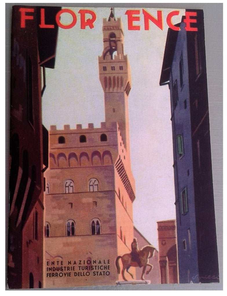 Florence ♥️ plan en couleur et brochure touristique (1933), Boeken, Reisgidsen, Europa, Ophalen of Verzenden, Zo goed als nieuw