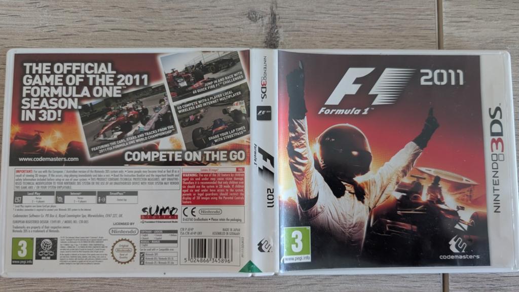 F1 2011 - 3DS, Ophalen of Verzenden, Racen en Vliegen