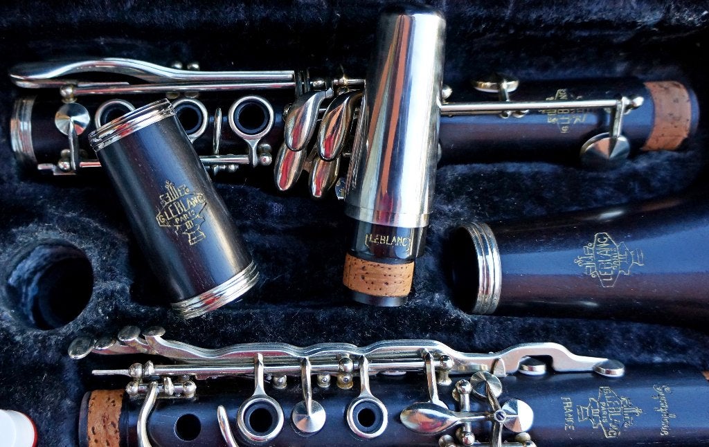 Clarinette Leblanc pro "Symphonie", restaurée, Clarinette en si bémol, Enlèvement ou Envoi, Avec valise, Utilisé